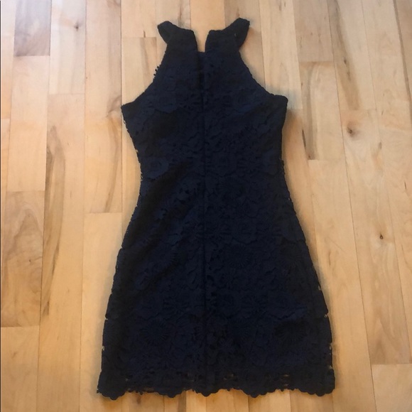 Navy lace Lulus dress - Picture 3 of 5